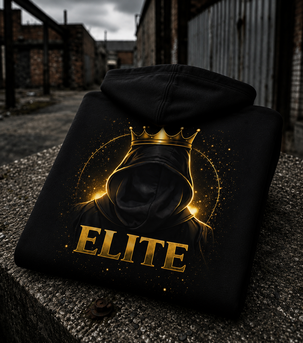 ELITE Herren Streetwear Hoodie – Royal King Style