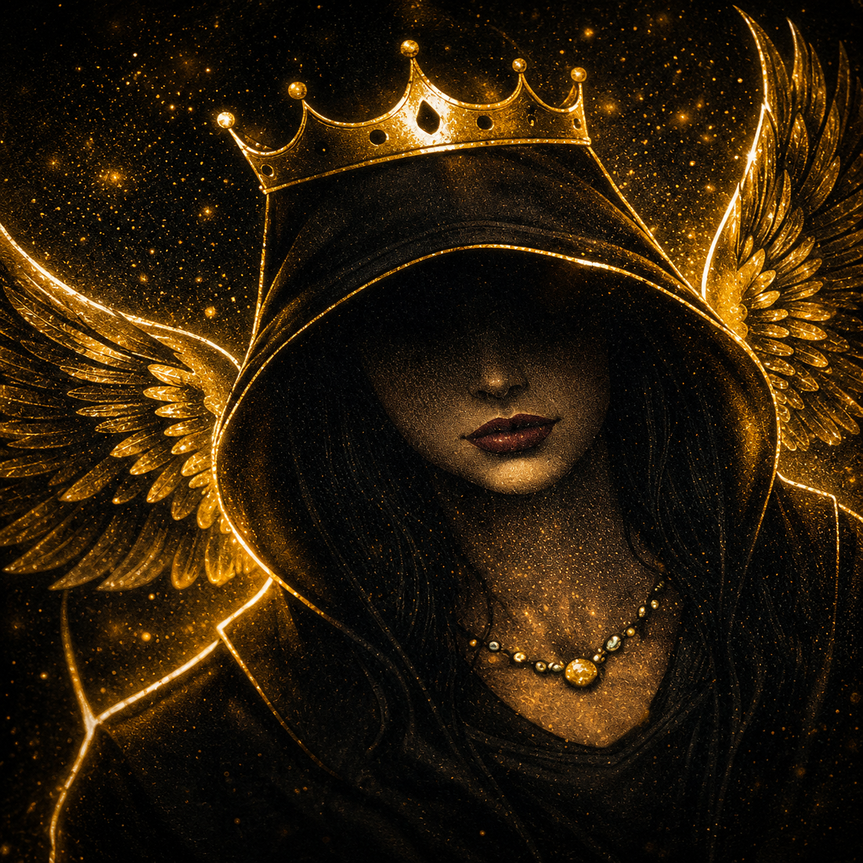 ELITE Damen Streetwear Hoodie – Royal Angel Style